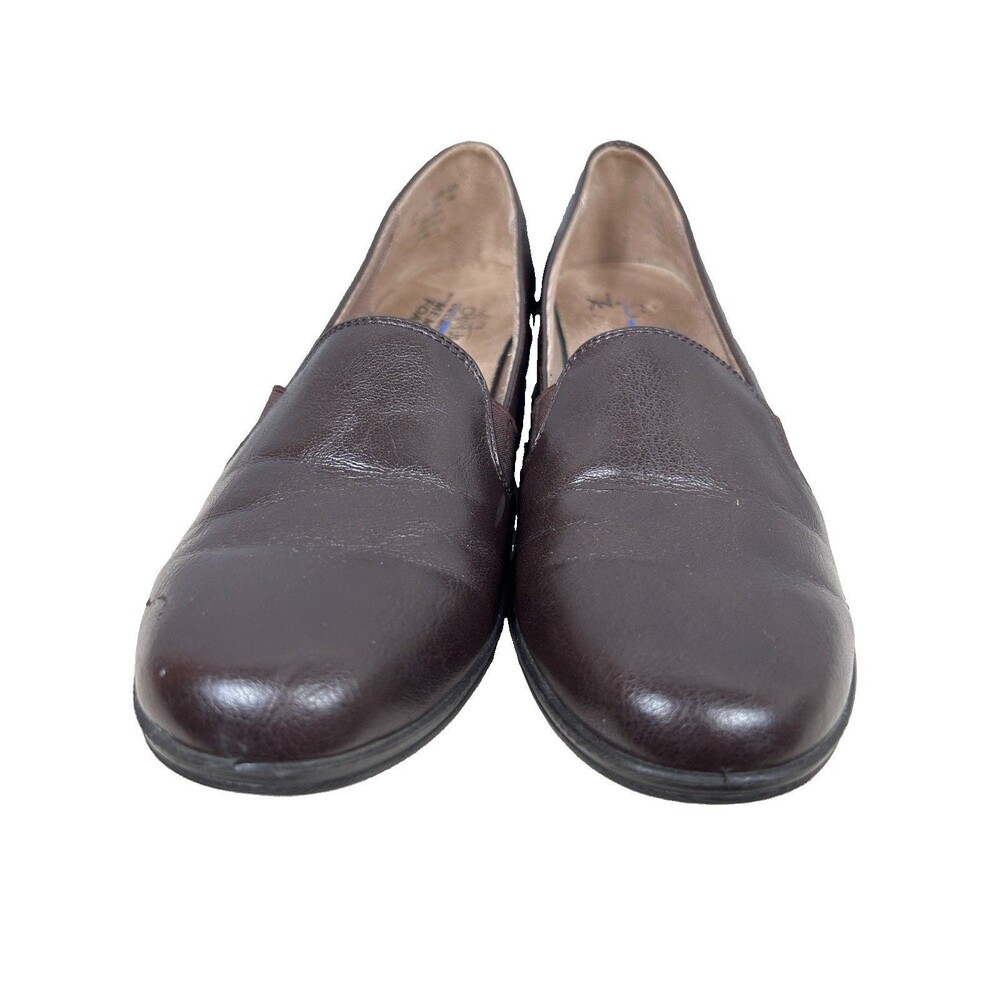 Life Stride Velocity Isabelle Memory Foam Wmns Sz 9 Brown Slip-Ons comfort shoes